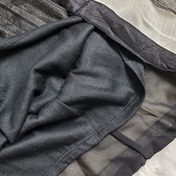 Sophie Max Sleeveless Shift Dress Black Size Large - Picture 8 of 10